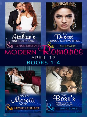 cover image of Modern Romance April 2017 Books 1-4